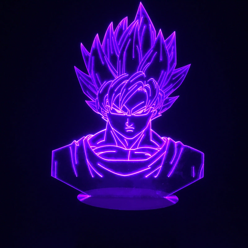 3D Illusion LED Lamp with Sun Wukong Design