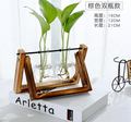 Wood and Glass Shelf for Home Decor