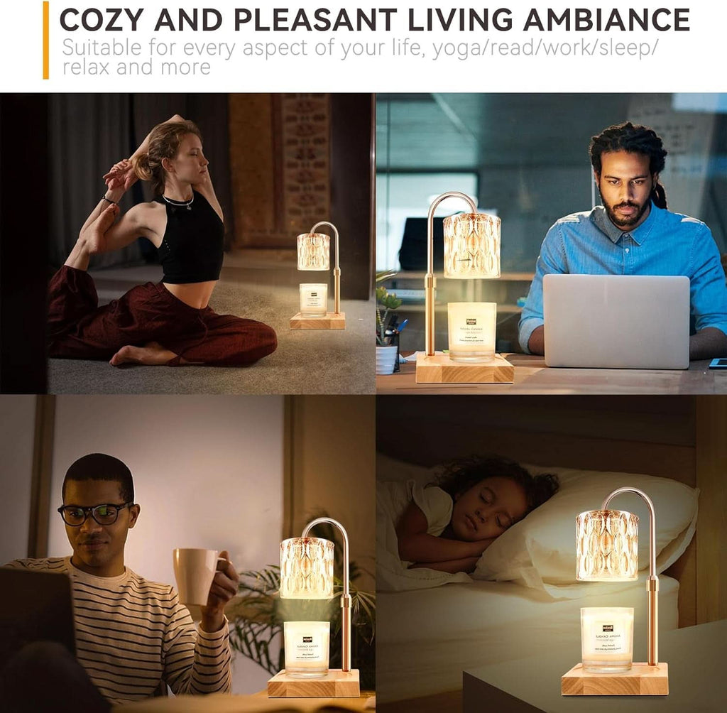 Candle Warmer Lamp Dimmable With Programmable Timer-3