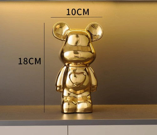 NovaBear Ceramic — Violent Bear Ceramic Figurine