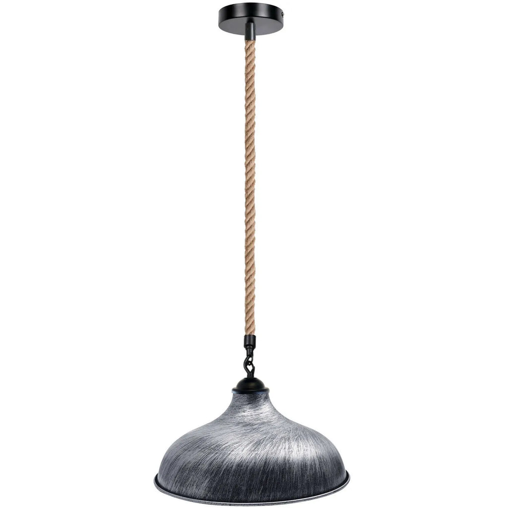 Modern Retro Industrial Hemp Hanging Ceiling Pendant Light ~5052-5