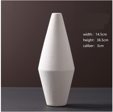 TerraWhiteMinimal — Decorative Vase