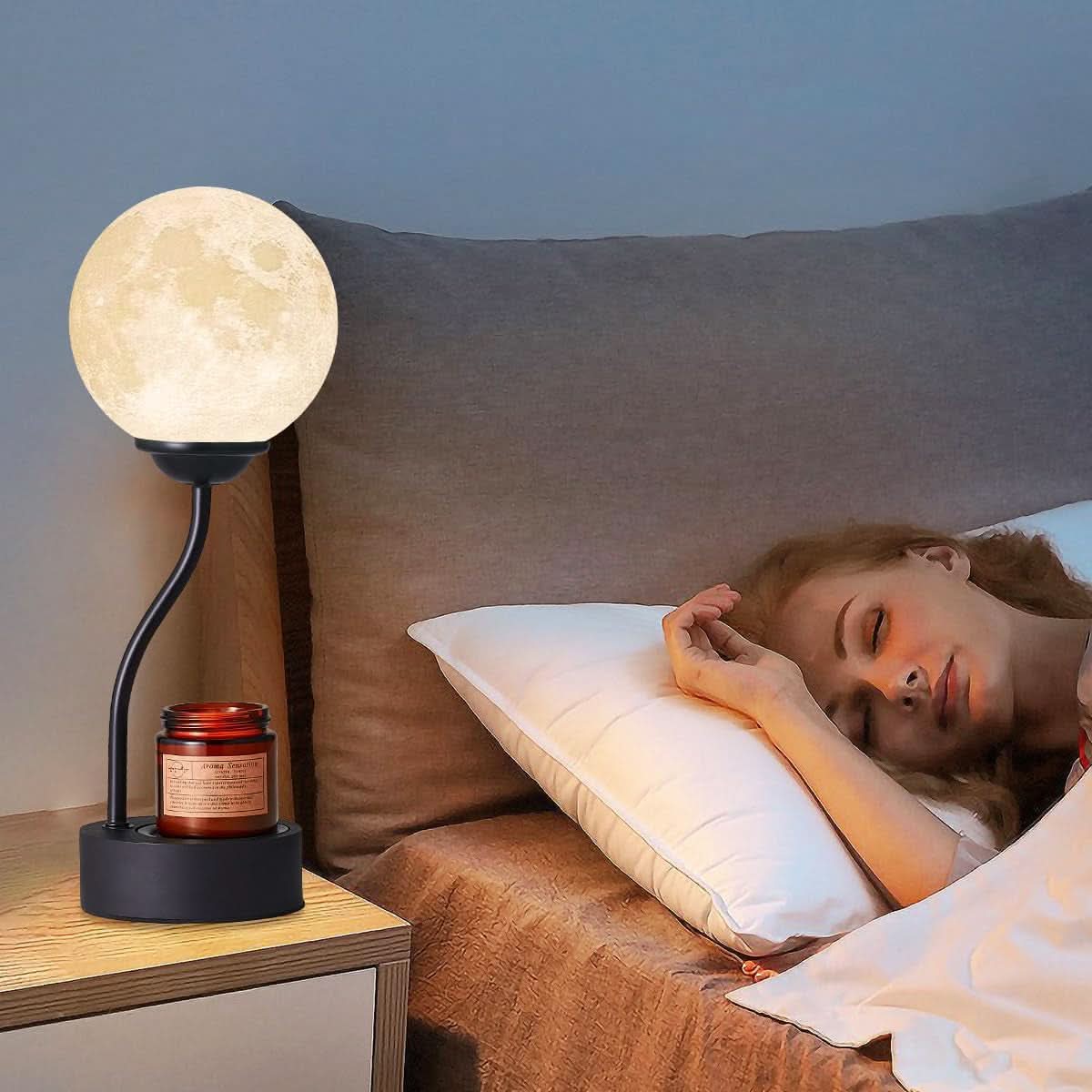 Energy Efficient Candle Warmer Lamp 7 Colors Moonlight-4
