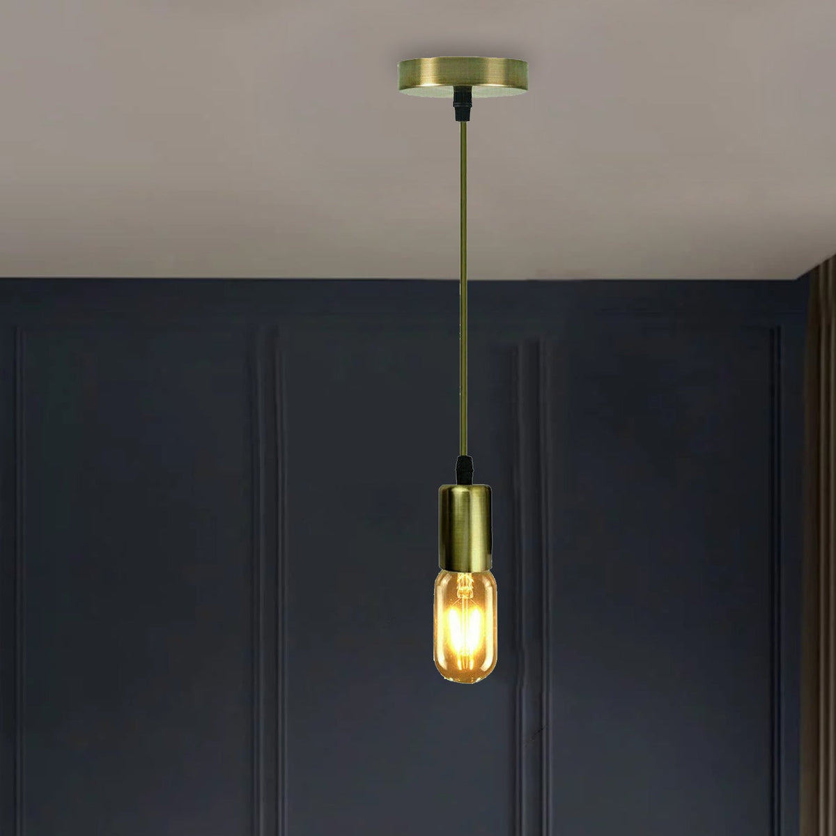 Modern golden Ceiling Light E27 Holder Pendant Lights~1294-0