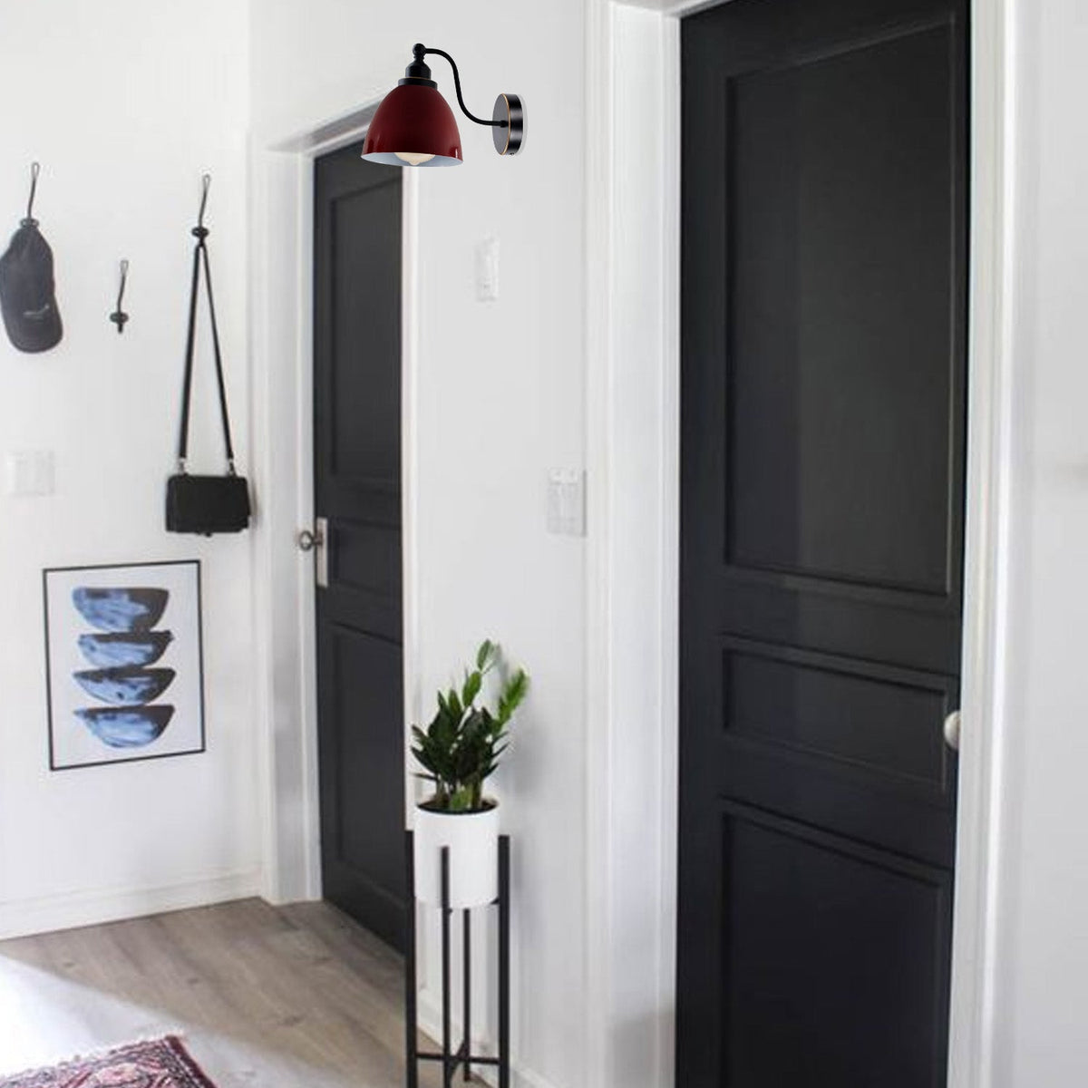Modern Industrial Adjustable Wall Light Metal E27 Sconce ~3910-4