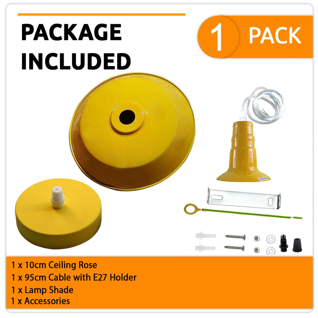 Retro Adjustable Hanging Yellow pendant light_E27~4002-4