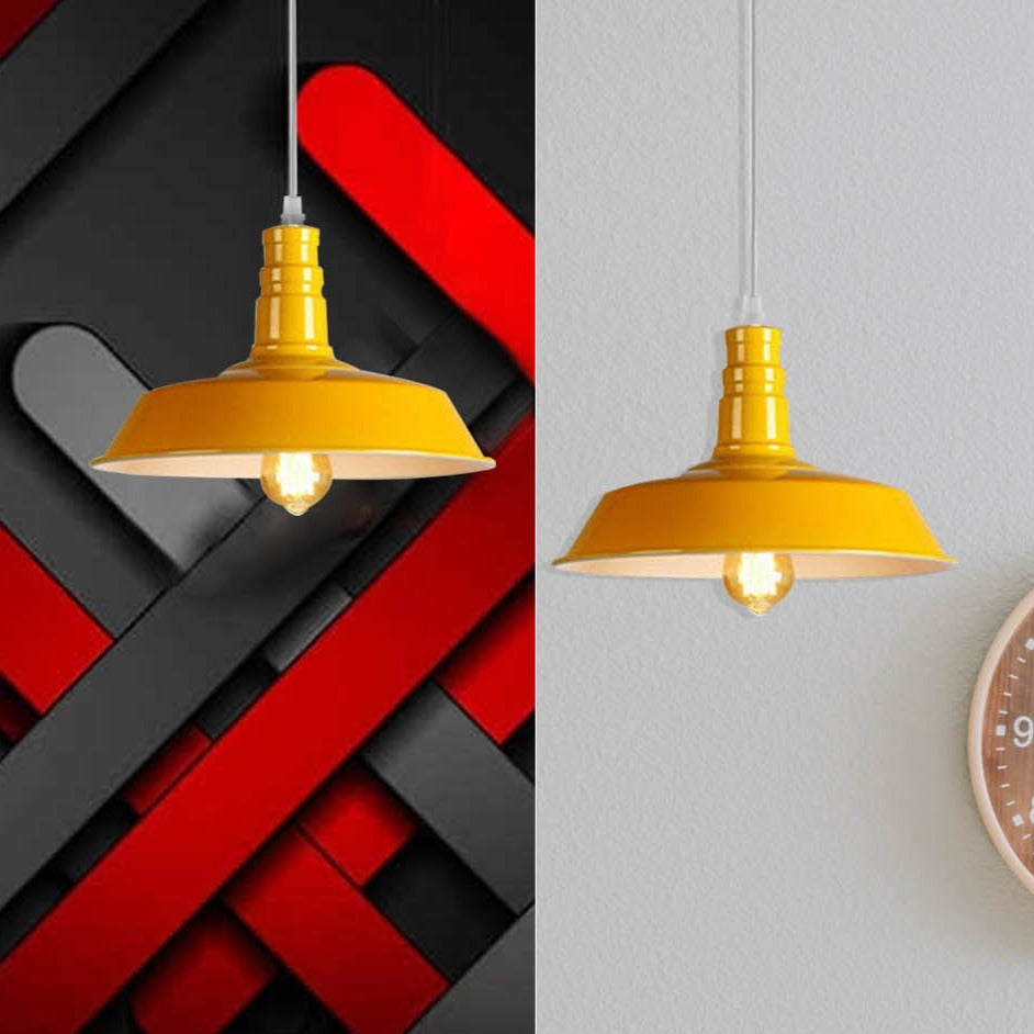 Retro Adjustable Hanging Yellow pendant light_E27~4002-0