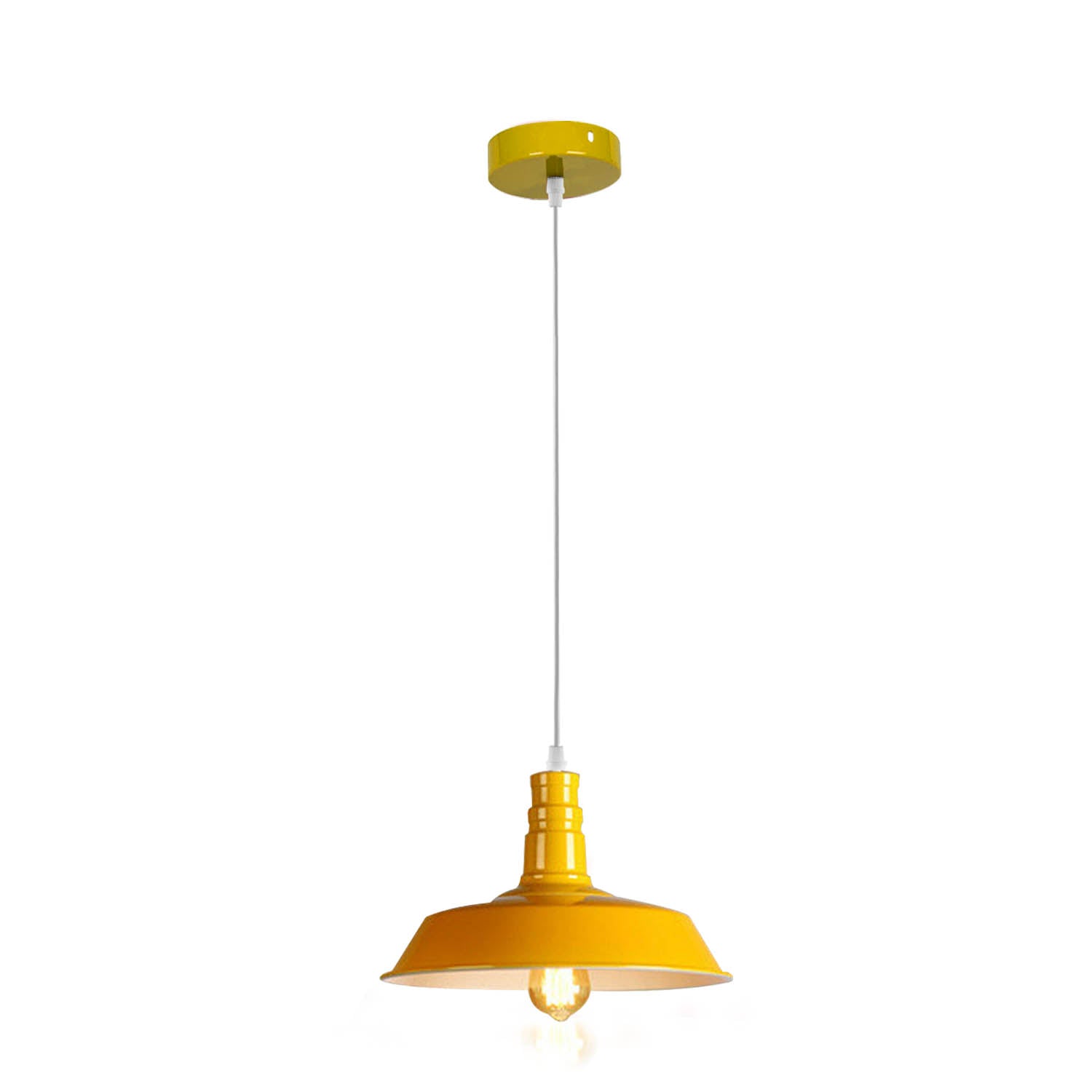 Retro Adjustable Hanging Yellow pendant light_E27~4002-5