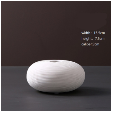 TerraWhiteMinimal — Decorative Vase