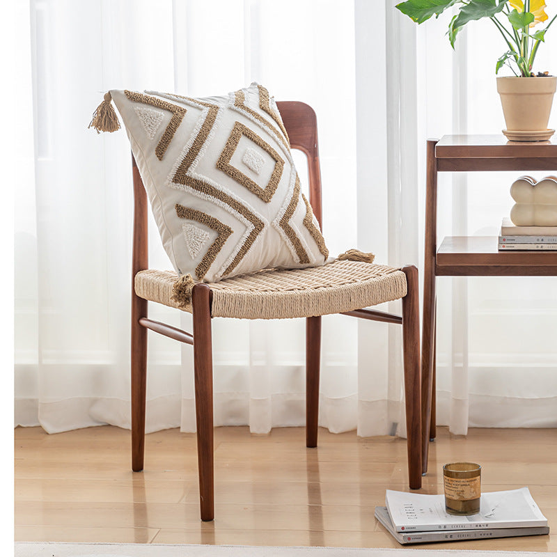 NovaBoheme — Tufted Bohemian Cushion Cover