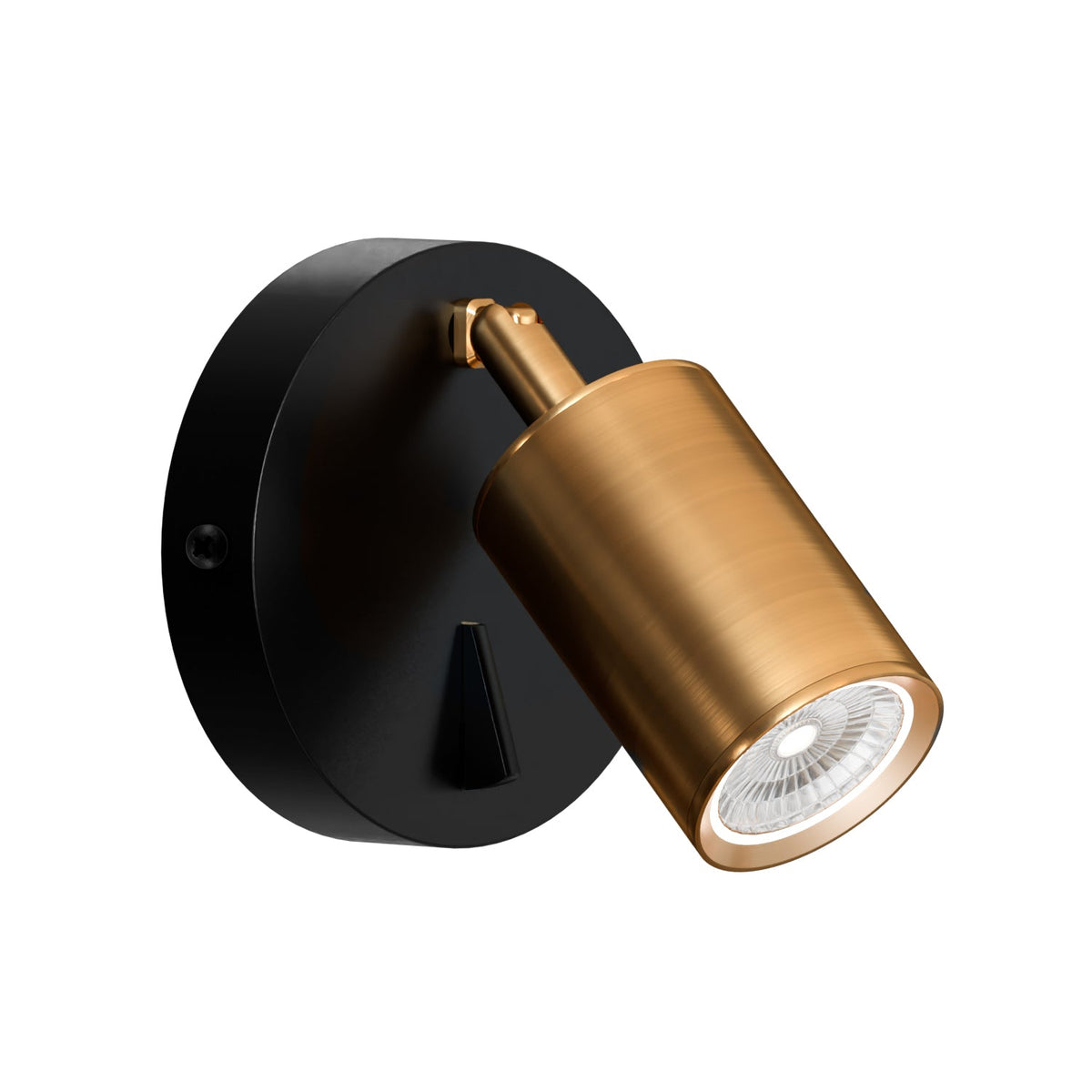 Modern Small Spot Wall Lamp Cylinder Metal Rotatable Bedside Wall Light ~ 5631-5