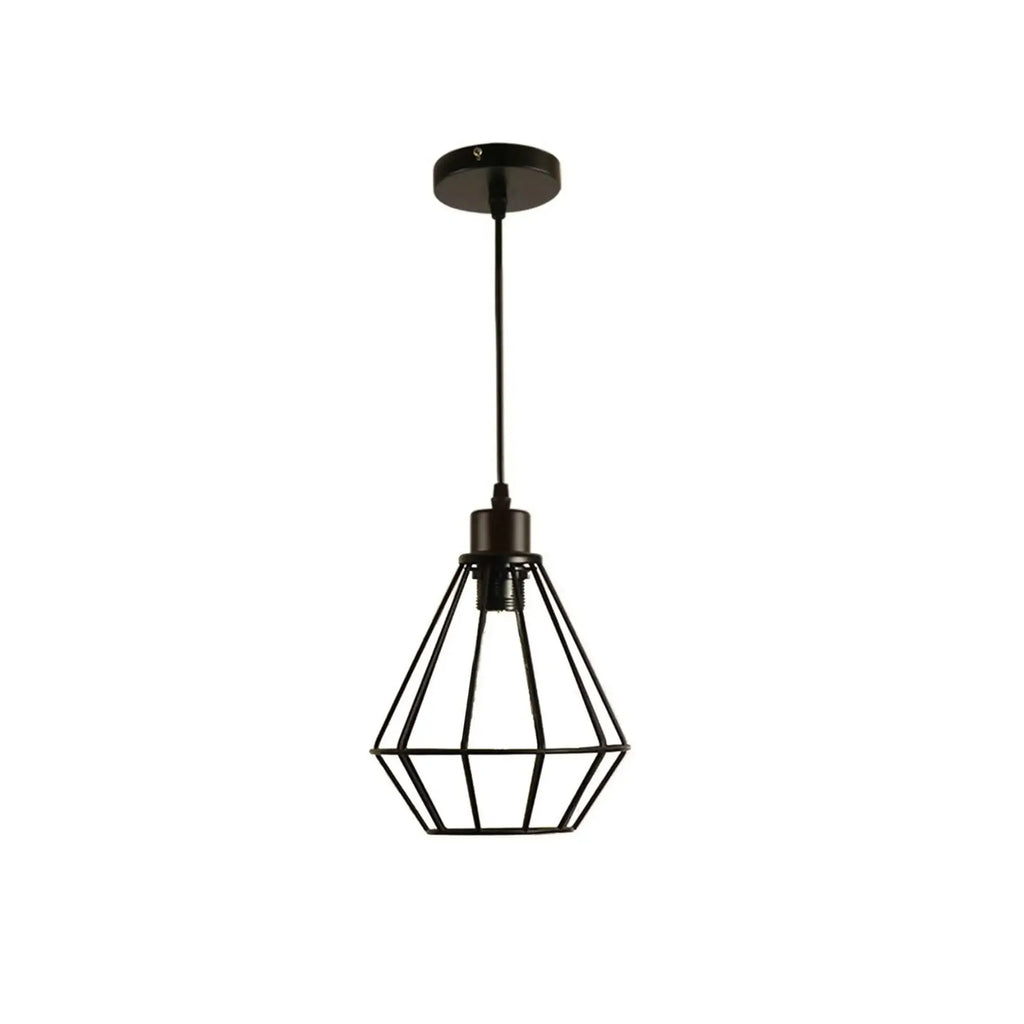 Industrial Metal E27 Bulb Guard Wire Cage Ceiling Pendant Light~5654
