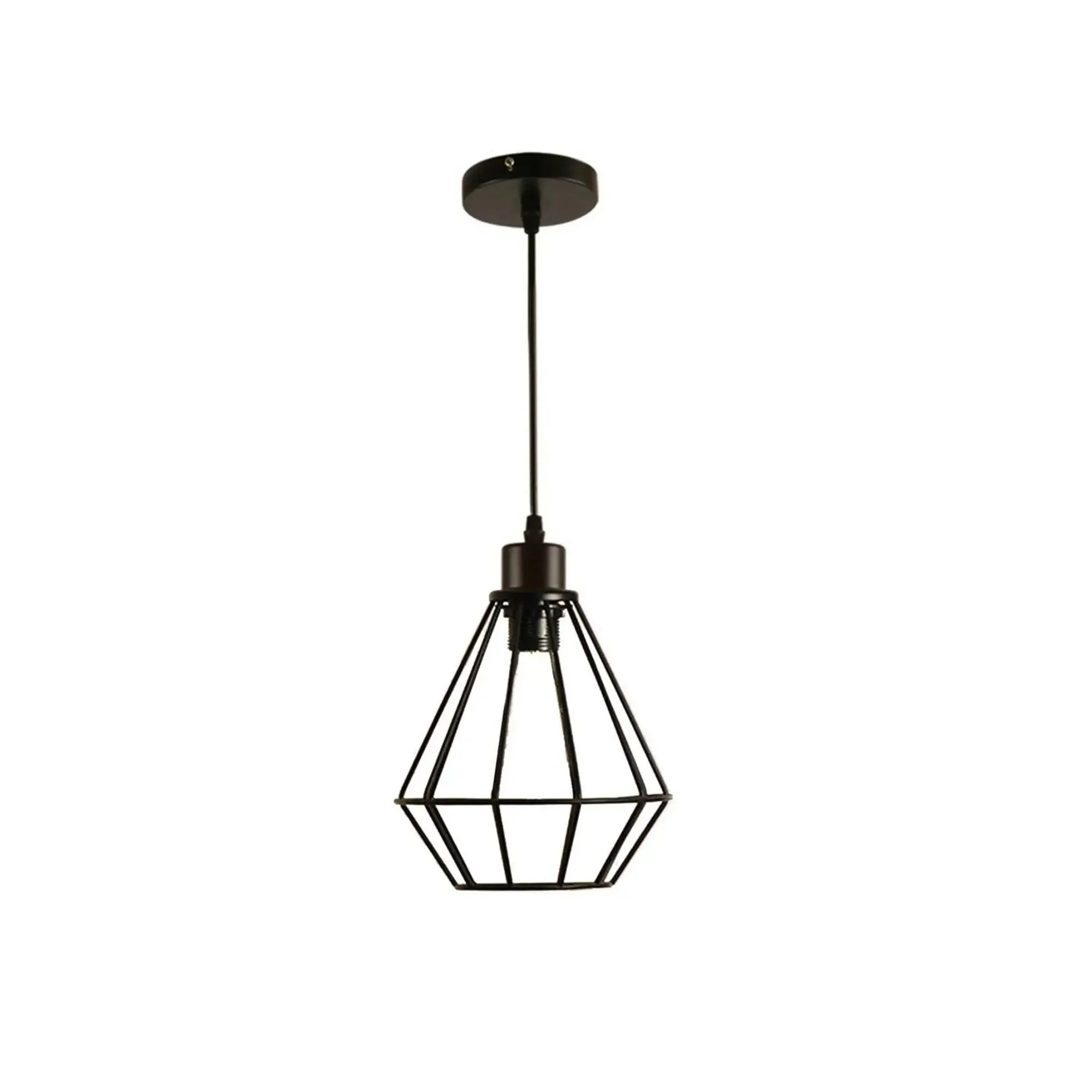 Industrial Metal E27 Bulb Guard Wire Cage Ceiling Pendant Light~5654