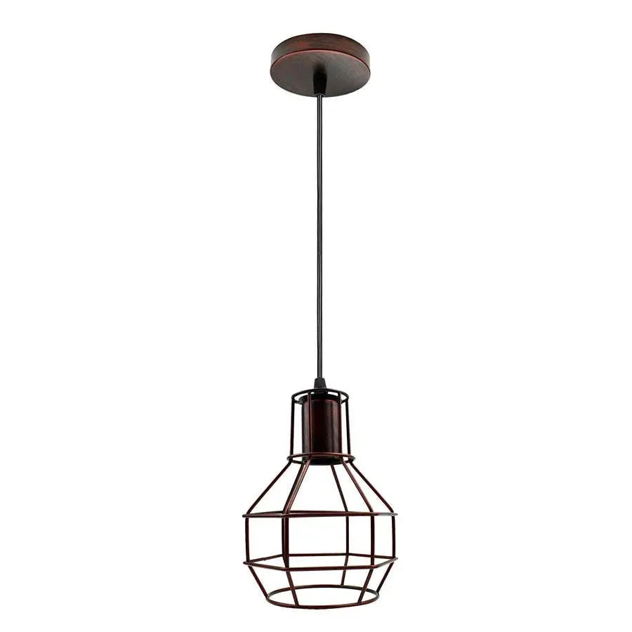 Vintage Nest Metal Wire Cage Ceiling Pendant Light Fitting ~5961-5