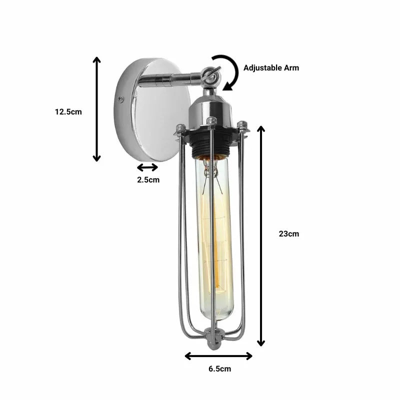 Retro Industrial Adjustable E27 Wall Lights~5820-4