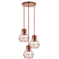 Vintage Industrial Cluster Pendant Lights | E27 Hanging Light~5860-5