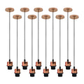 Ceiling Light Fitting Lamp Holder Rose Gold 10 PCS ~4249-0