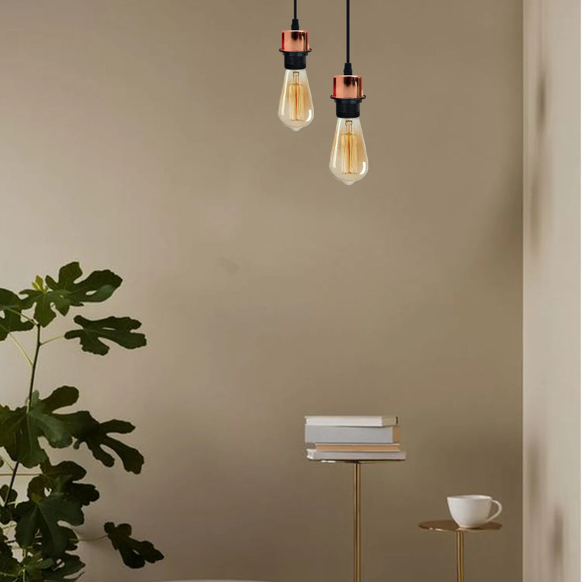 Ceiling Light Fitting Lamp Holder Rose Gold 10 PCS ~4249-2