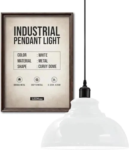Height Adjustable Metal Pendant Light ~6151-6