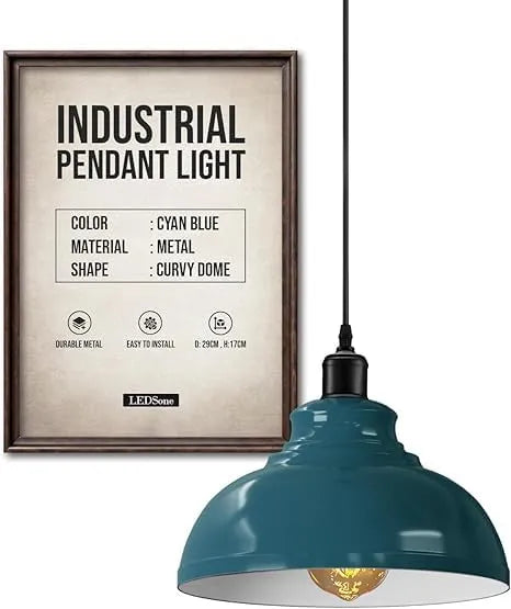 Height Adjustable Metal Pendant Light ~6151-11