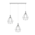 E27 Ceiling Light Metal Open Style Lamp Shade,Hanging Adjustable 95cm Cable~4342-3