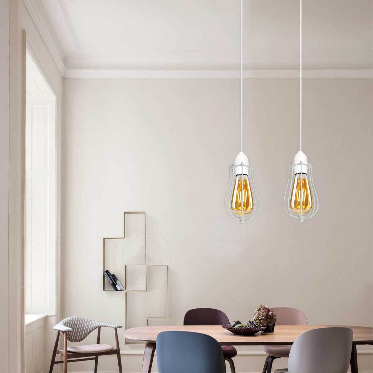 Metal Balloon Cage Shade Wall Easy Fit Hanging light ~2444-4