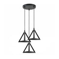Black 3 Head Modern Pendant Light ~6327