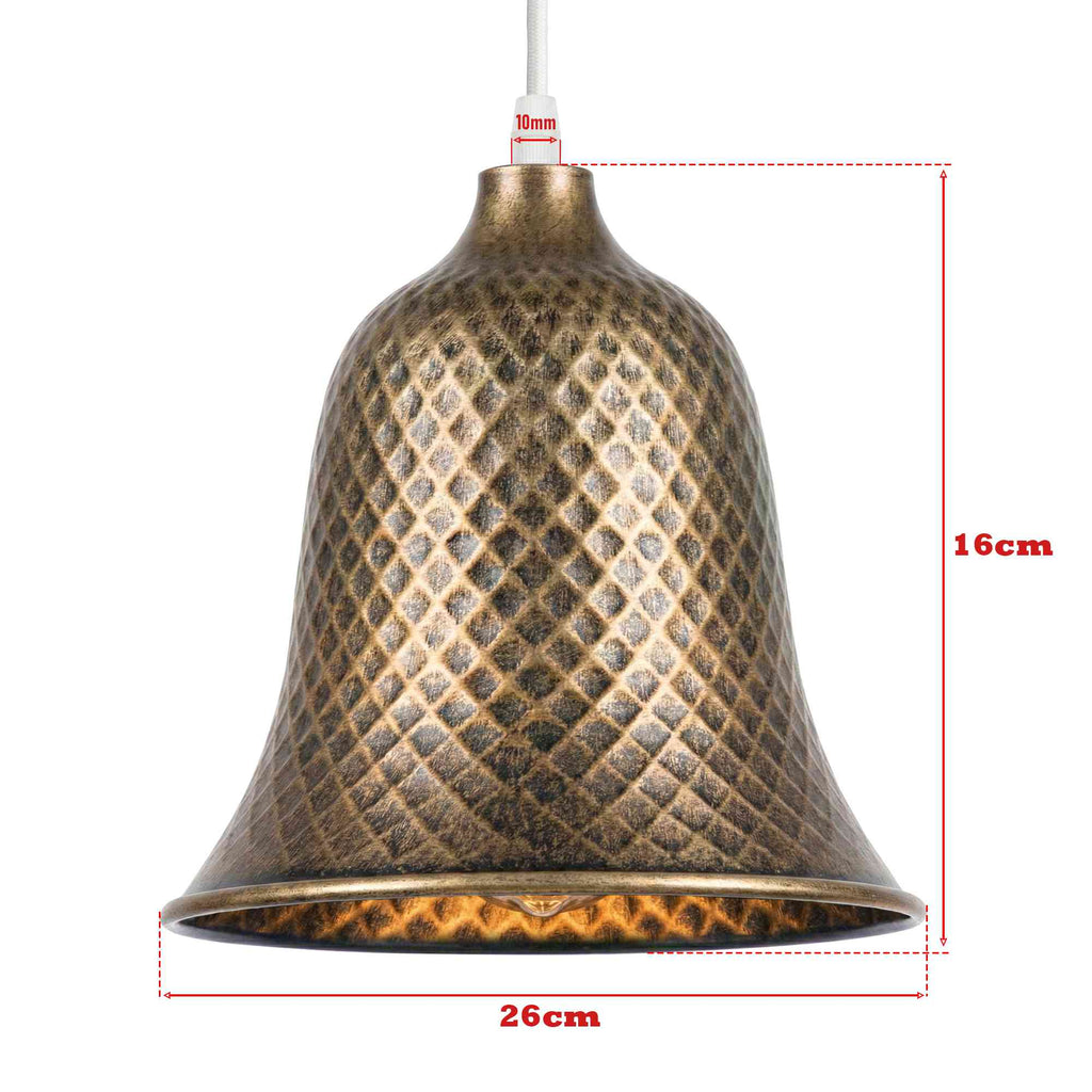 Bell Shape Lamp Shade Metal ~6632-1