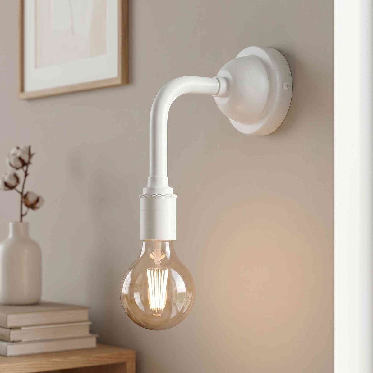 Industrial Wall Light E27 G95 LED Elbow Arm Wall Sconce - 6829-6