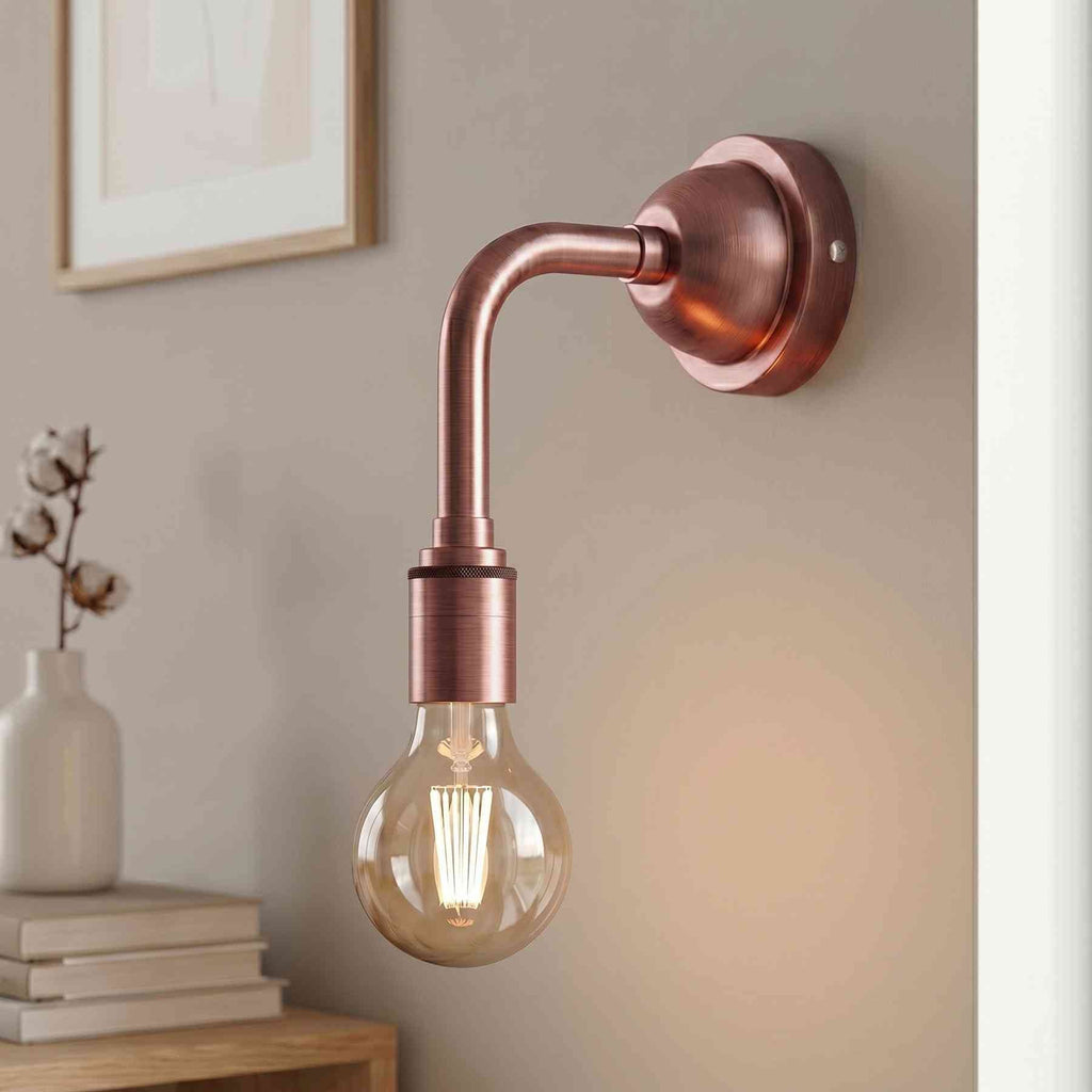 Industrial Wall Light E27 G95 LED Elbow Arm Wall Sconce - 6829-4