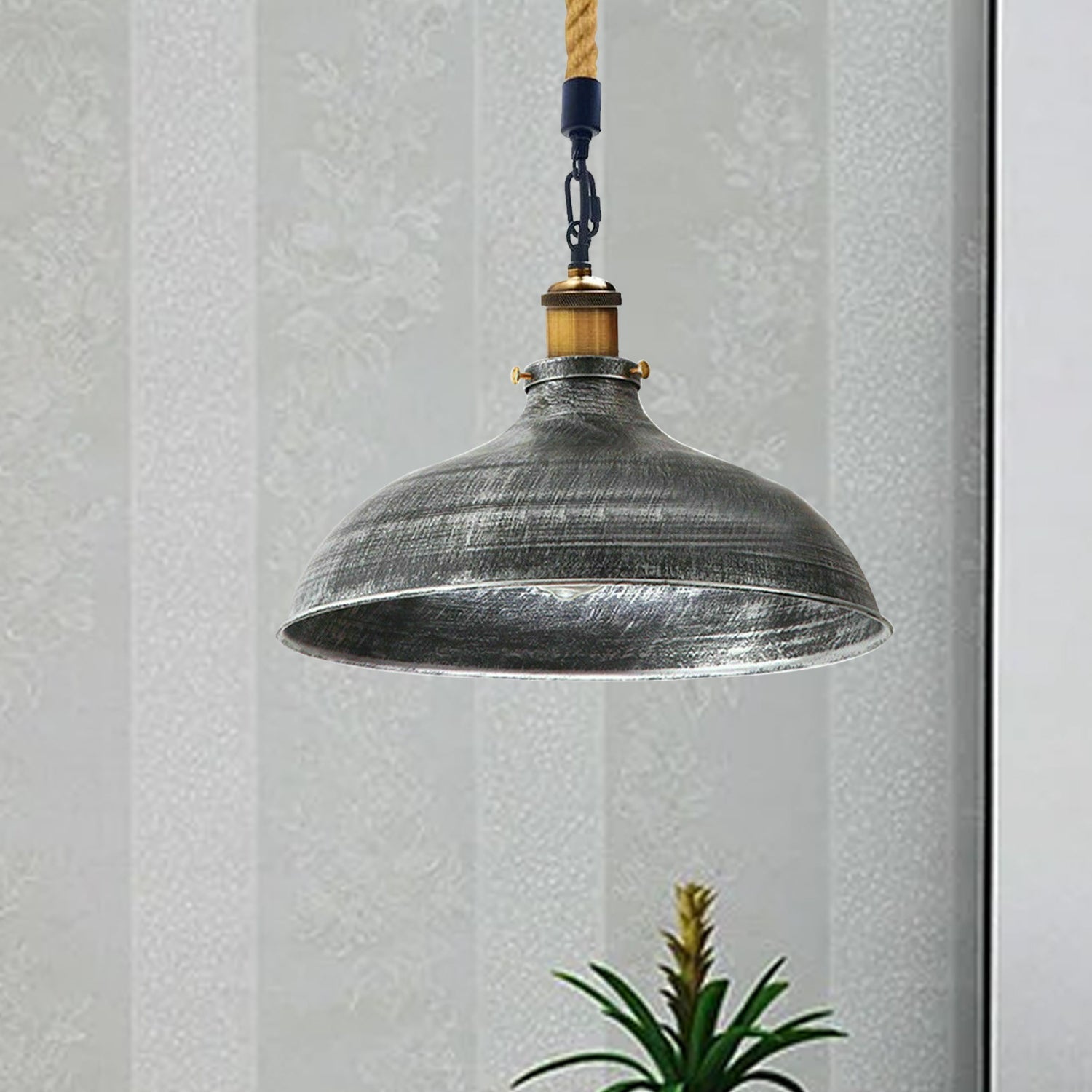 Pendant lamp metal E27 retro industrial vintage hanging lamp ceiling lamp~1944-0