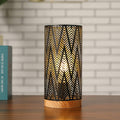11''High Battery Powered  Metal Lamp-0
