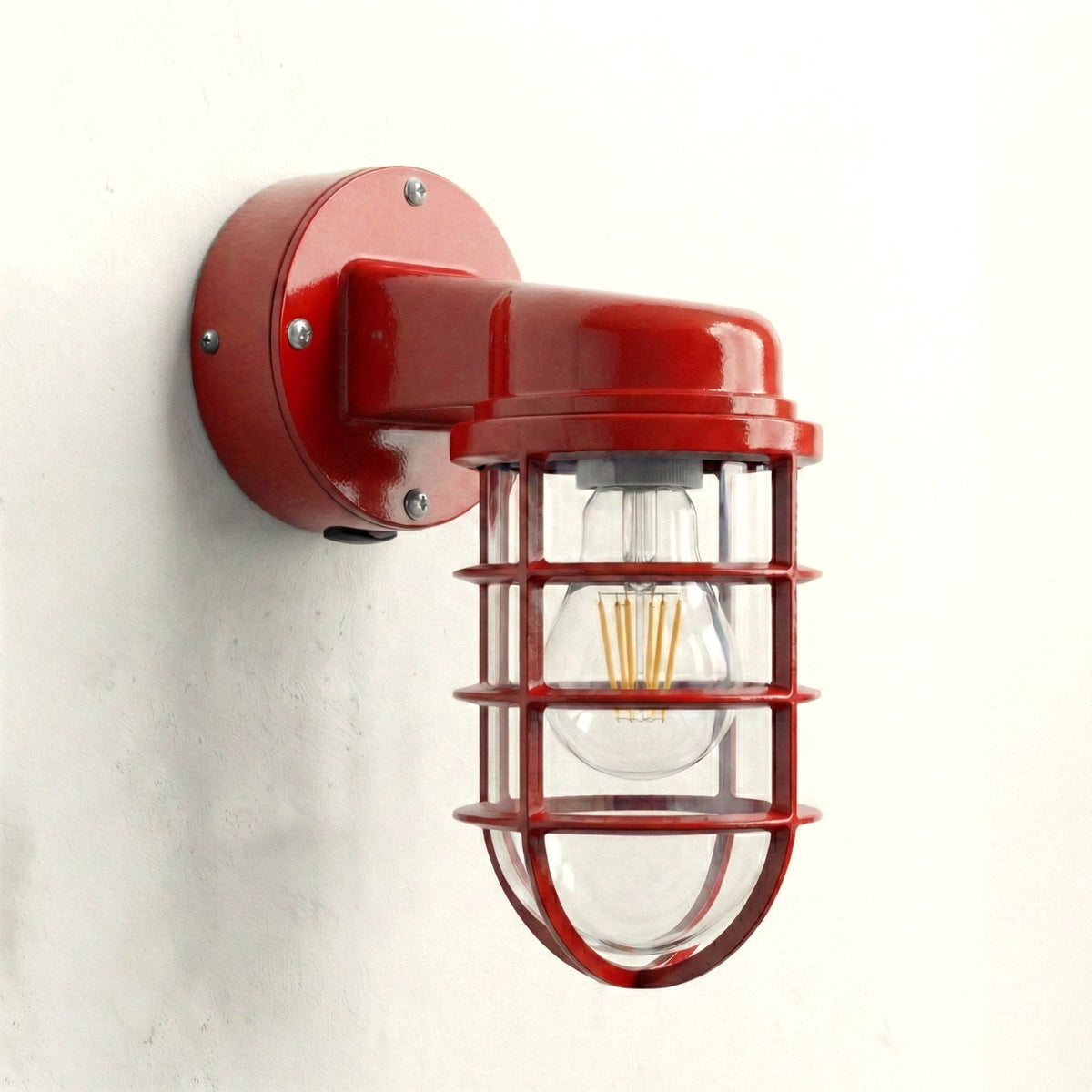Exposed Nautical Conduit Wall Light E27 Metal ~6548-4