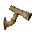 Industrial Metal Rustic Twin Waterpipe Wall Light ~5534-6