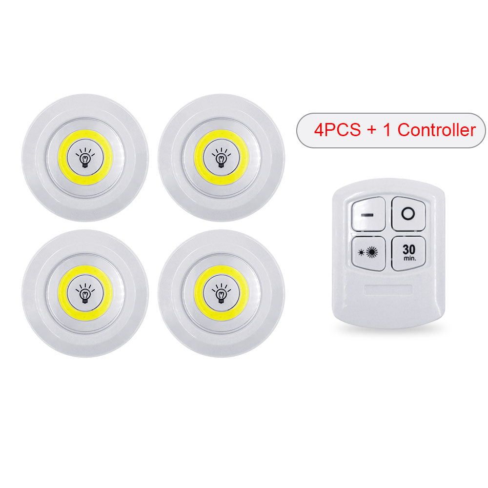 Wireless Remote Control COB Touch Lamp with Warm Light