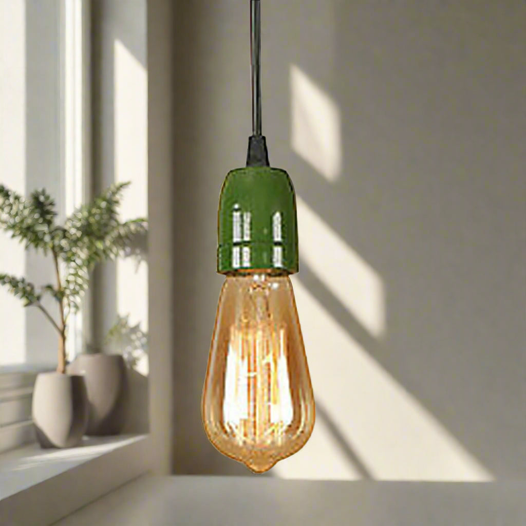 E27 Metal Lamp Holder Vintage Heat-Resistant 60W~3413-0