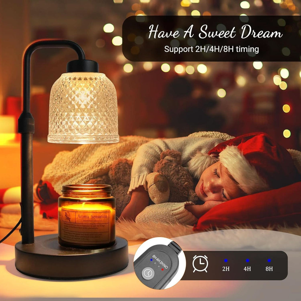 Coalblack Candle Warmer Lamp Featuring Timer Dimmable-3