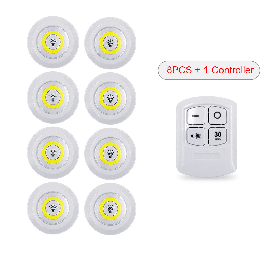Wireless Remote Control COB Touch Lamp with Warm Light