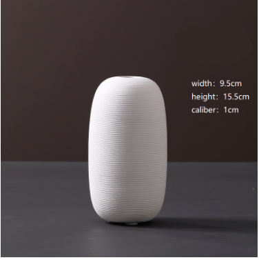 TerraWhiteMinimal — Decorative Vase