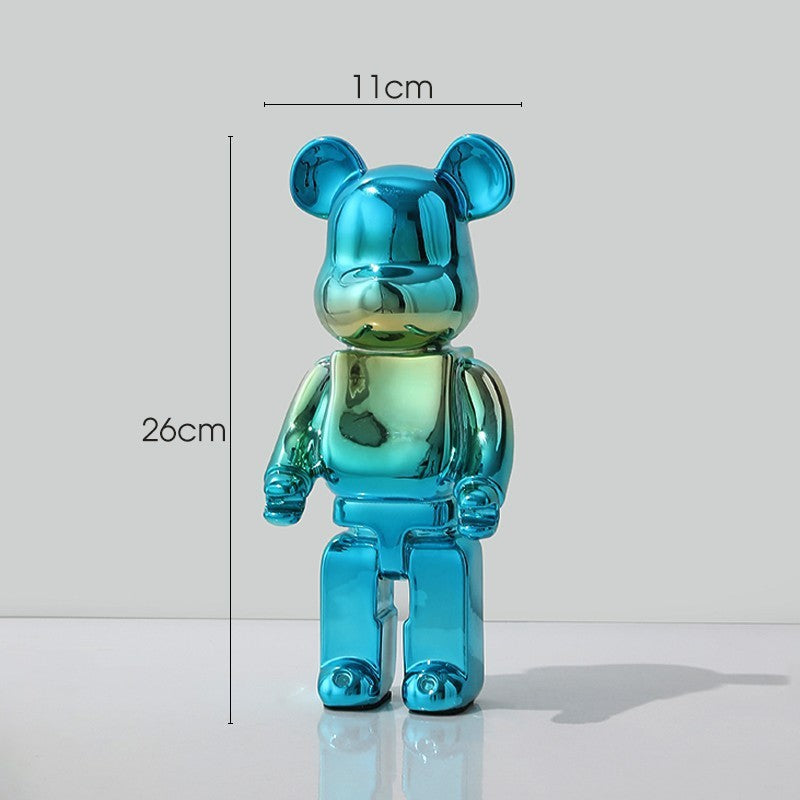 Luxury Electroplated Balloon Bear Decor for Home