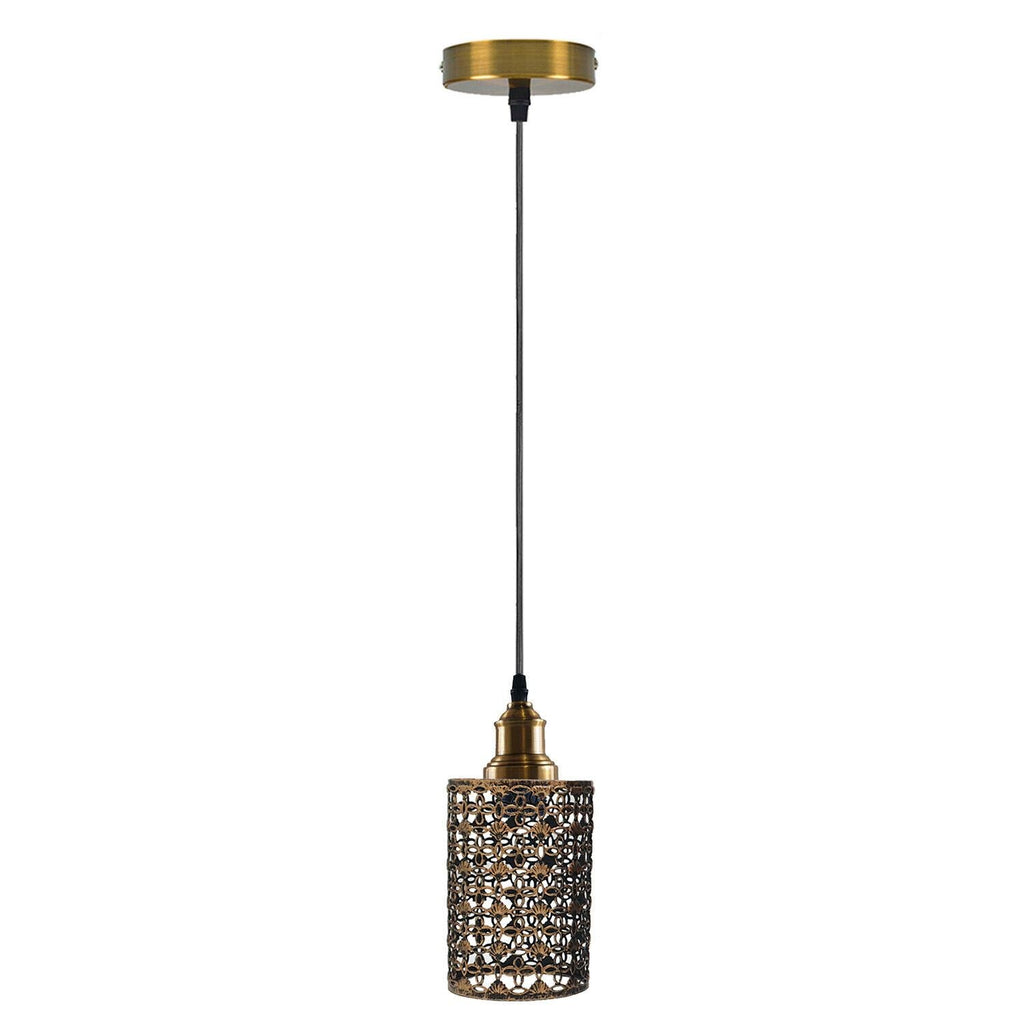 Industrial Metal Cage Pendant Ceiling Lamp Light~1316-4