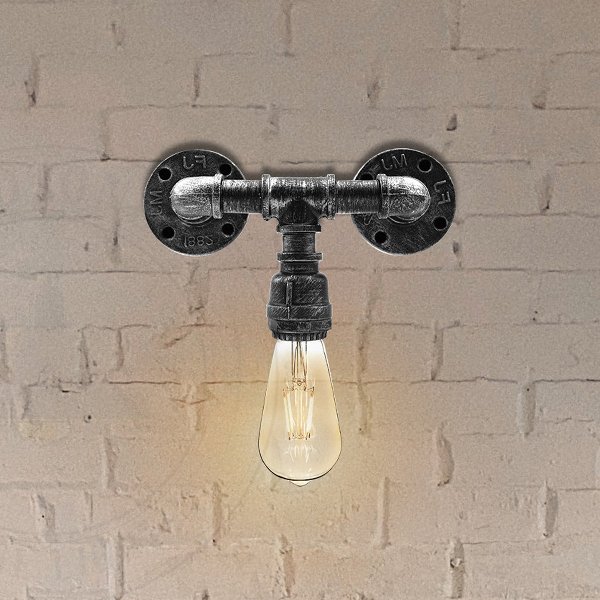 Industrial Steampunk Water Pipe Wall Light E27~2132-2