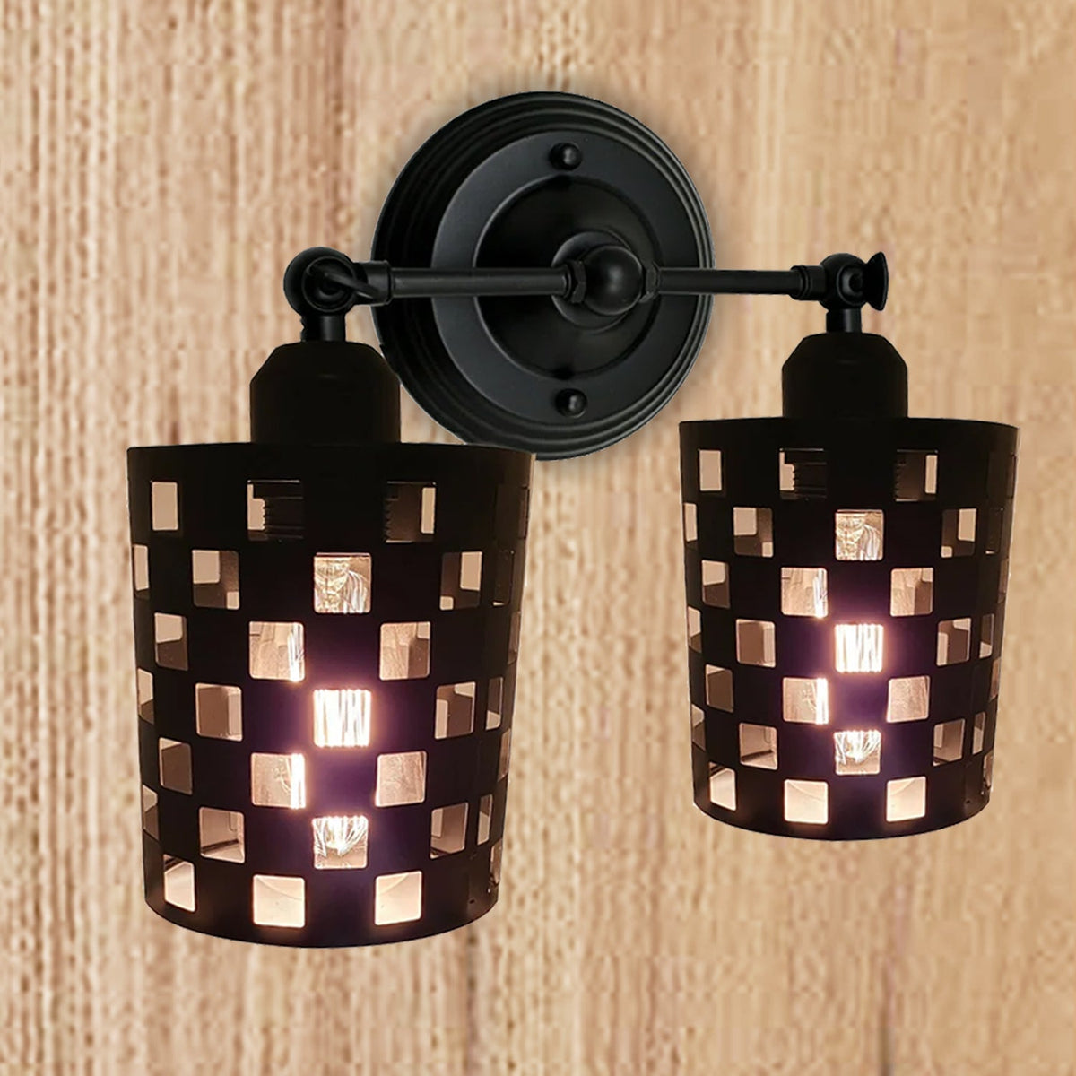 Modern Retro Vintage Industrial Wall Mounted Lights Rustic Sconce Lamps Fixture~2274-3