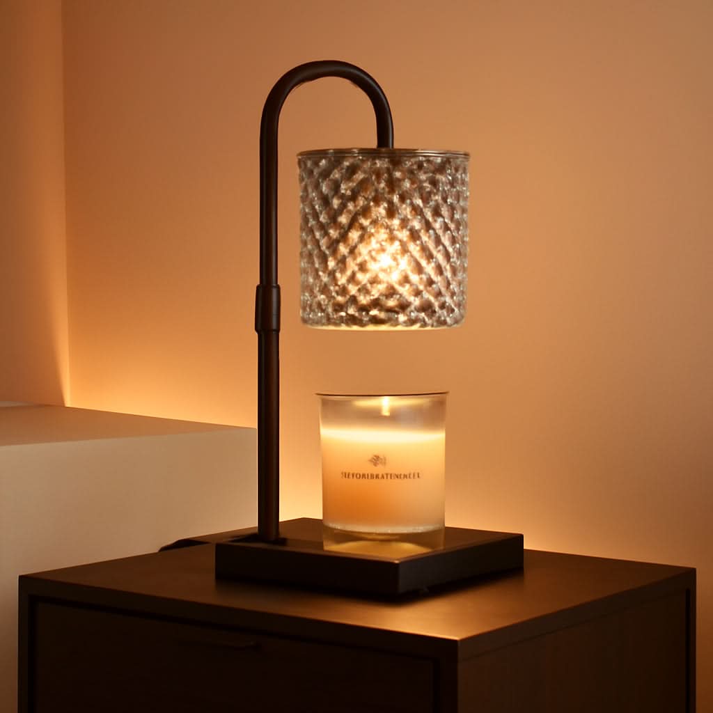 Candle Warmer Lamp With Timer Dimmer Height Adjustable-0