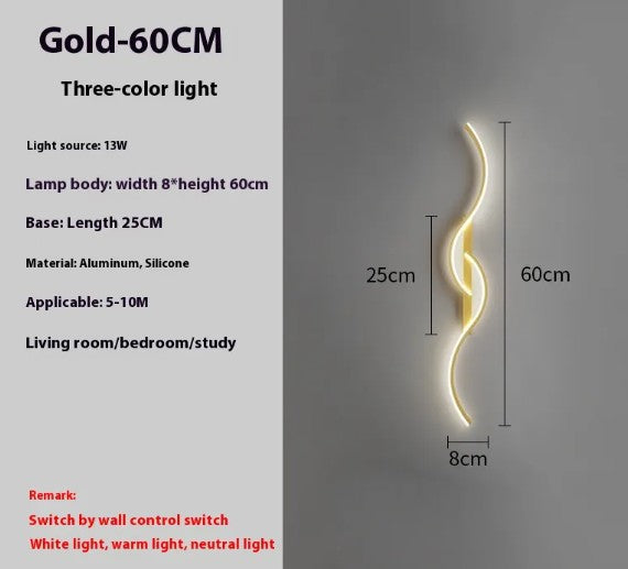 AuraWave — Wall Light