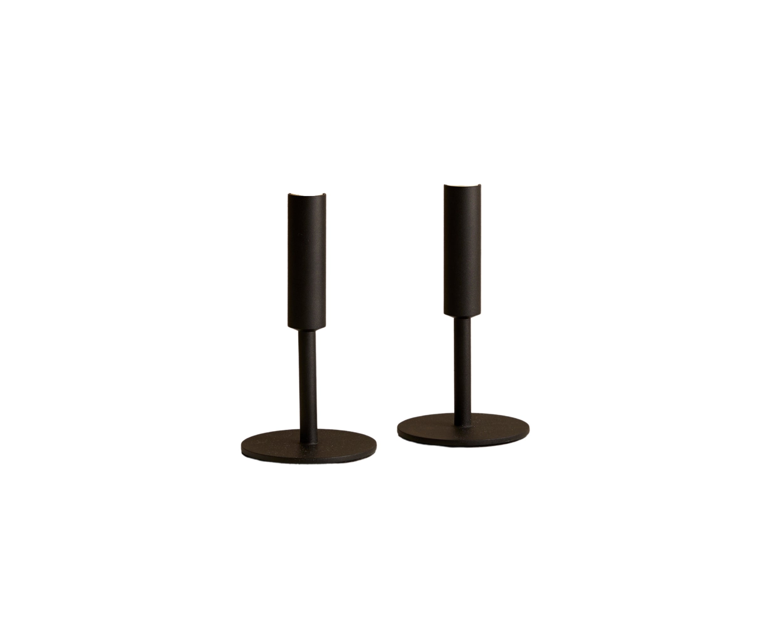 Myra Iron Black Candle Holder Set-3
