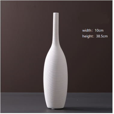 TerraWhiteMinimal — Decorative Vase