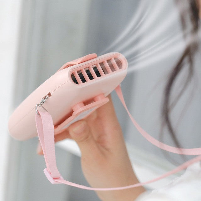 NeckBreeze Mini — Silent USB Rechargeable Neck Fan