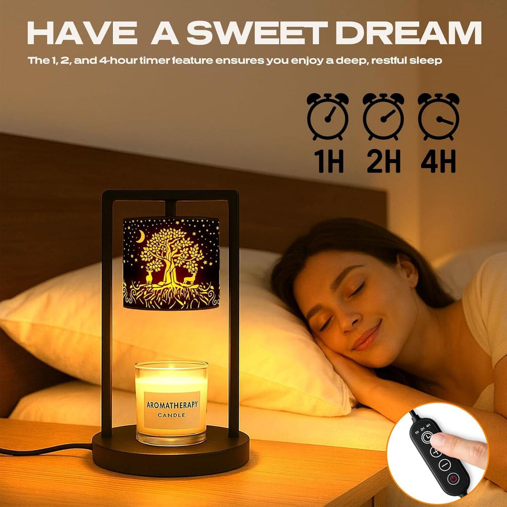Candle Warmer Lamp With Programmable Dimmer Brightness-4