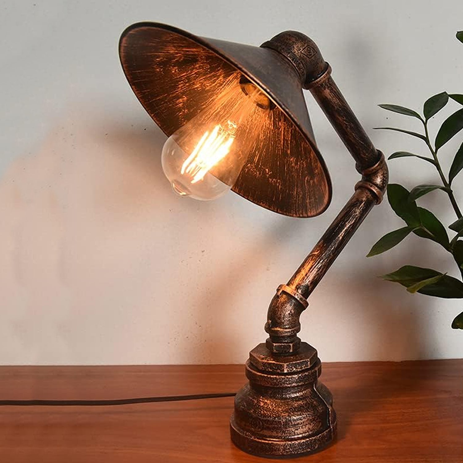 Best Steampunk Lamp Industrial Desk Table Light~2812-0